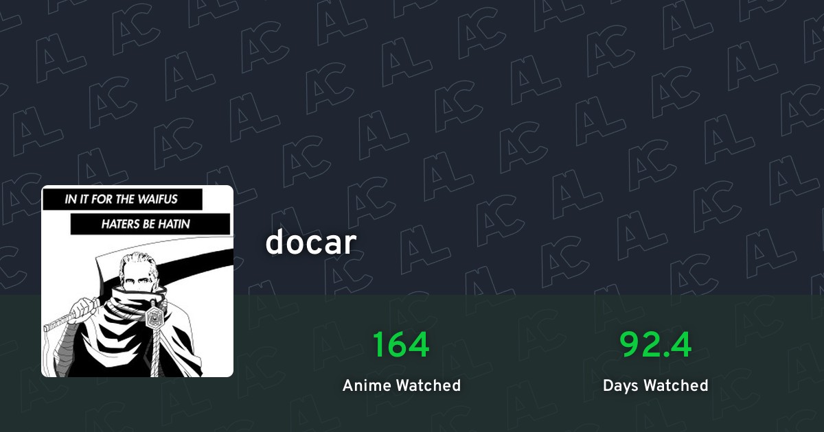 docar's profile · AniList