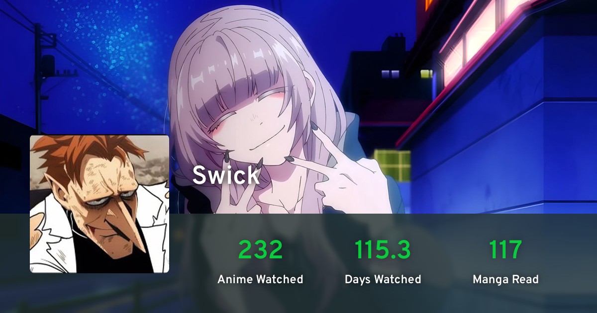 Swick's profile · AniList