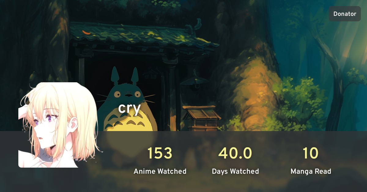 cry's profile · AniList
