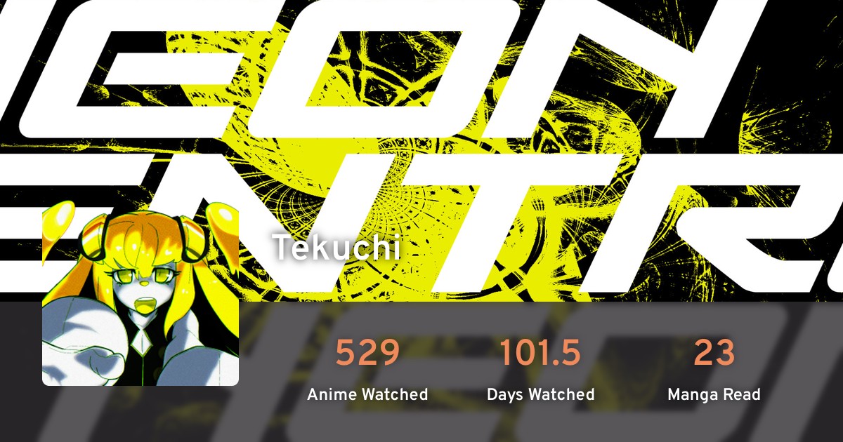 Tekuchi's anime list · AniList