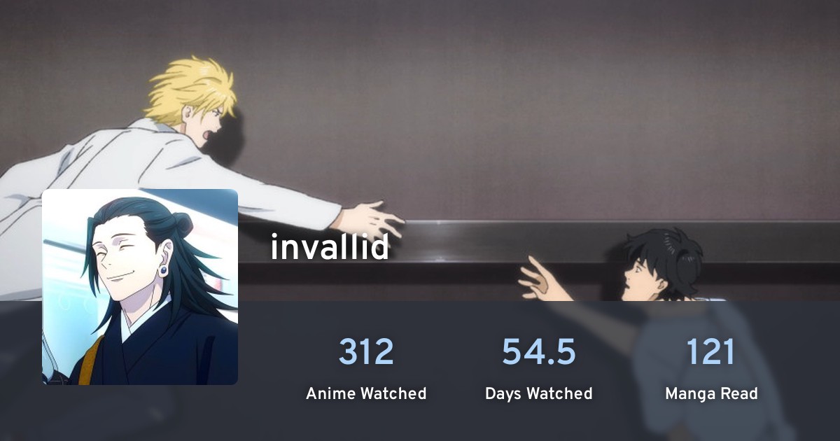 invallid's profile · AniList