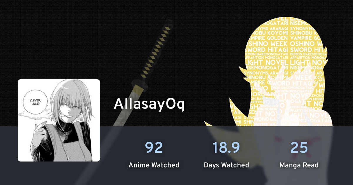 Allasayoq S Anime List Anilist