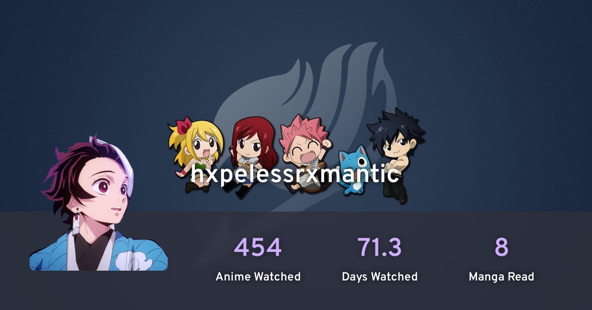 hxpelessrxmantic's anime list · AniList