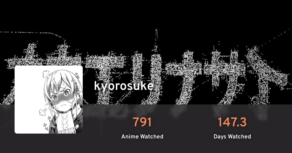 kyorosuke's anime list · AniList