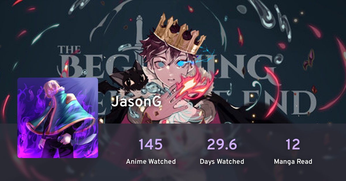 JasonG's anime list · AniList